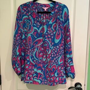Lilly Pulitzer Elsa Silk Top